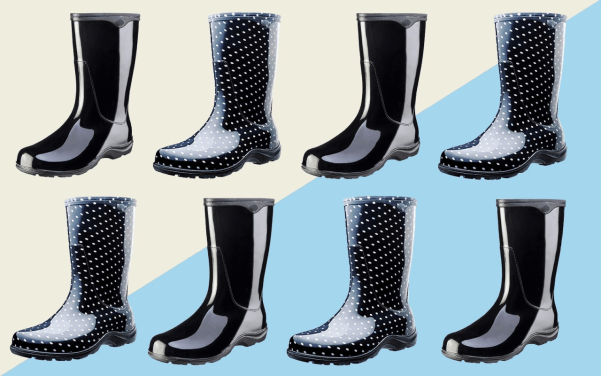 black Rain Boots